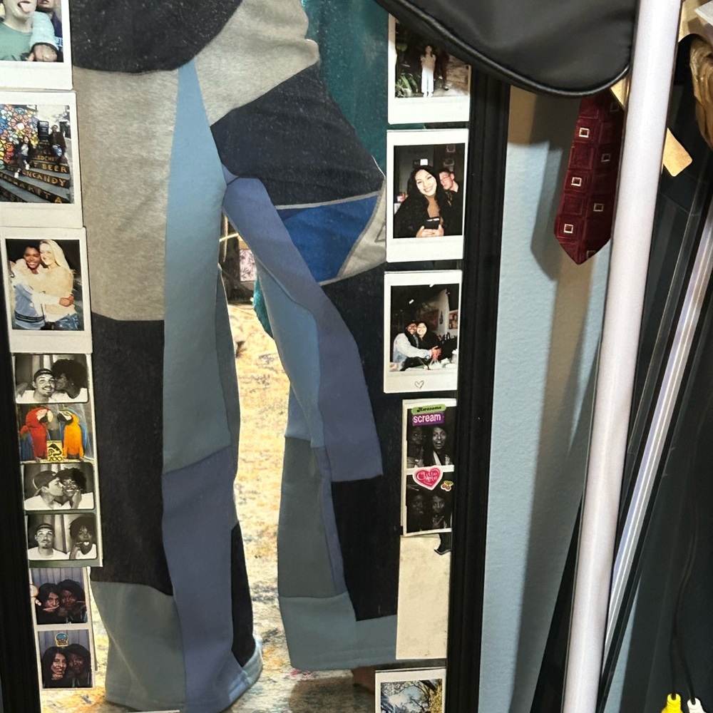 Nike Reworked High Waisted Wide Leg Sweatpants - Picture 5 of 9